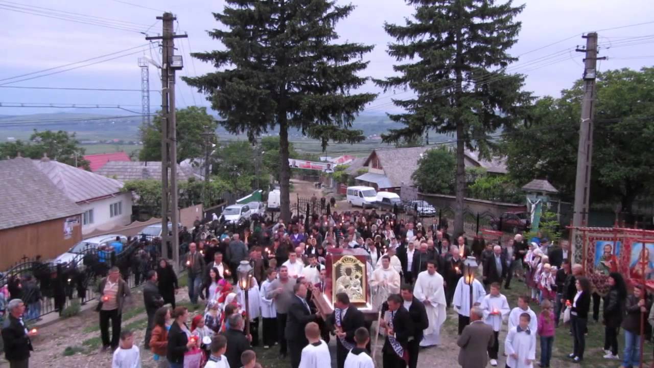 Procesiune cu icoana Maicii Domnului de la Cacica in parohia Pustiana - 26 mai 2012