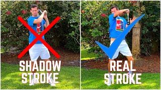 Why Shadow Swings Will NOT Improve Your Technique and What You Should Do Instead