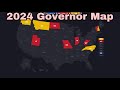 2024 Governor Map Prediction (January 2023)