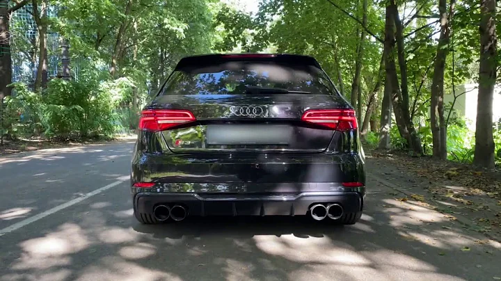 Audi S3 8V GPF / OPF sport exhaust (Sportauspuff) sound