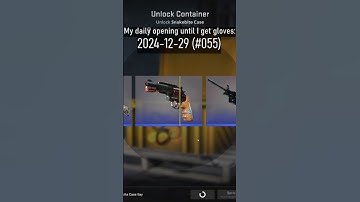 My daily CS2 case unboxing until I get gloves #055