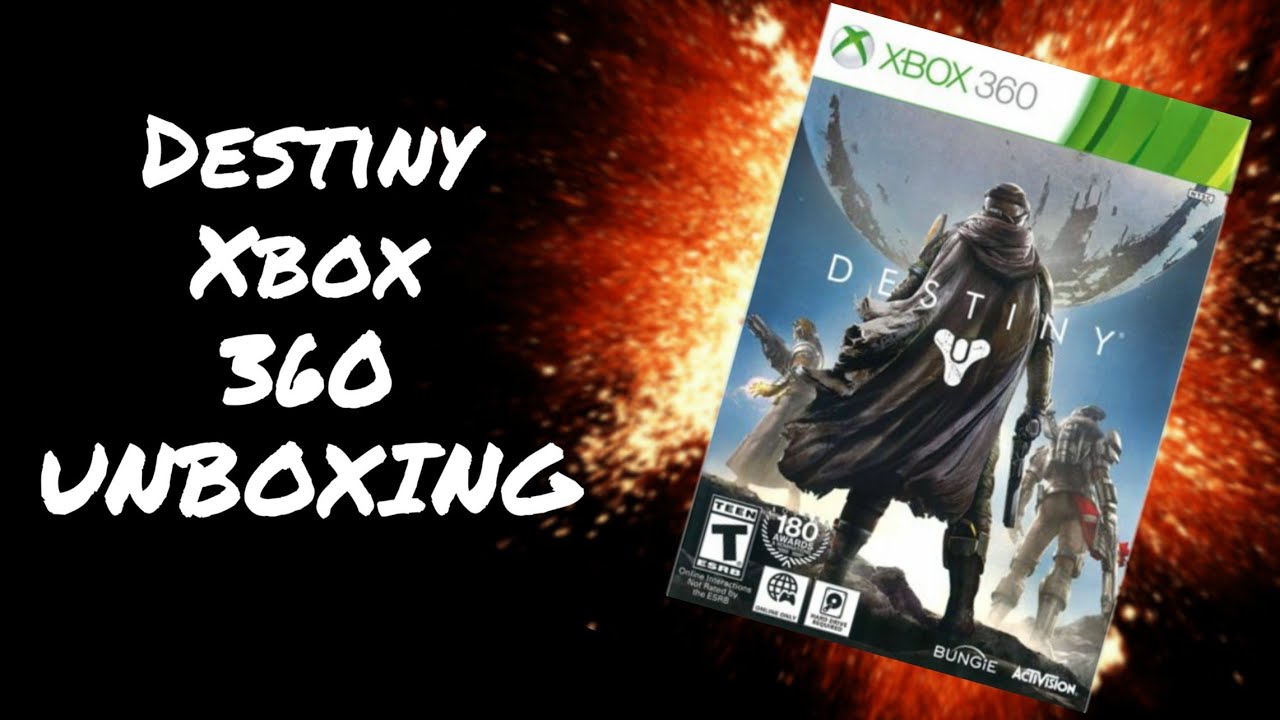 DESTINY Xbox 360 unboxing - YouTube