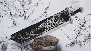 The sword 'Russian' / picture painted by welding by Bonn 21,385 views 3 years ago 11 minutes, 51 seconds