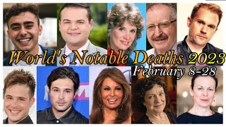 2023-The WORLD&#39;s NOTABLE DEATHS PART5 (February 8-28, 2023)