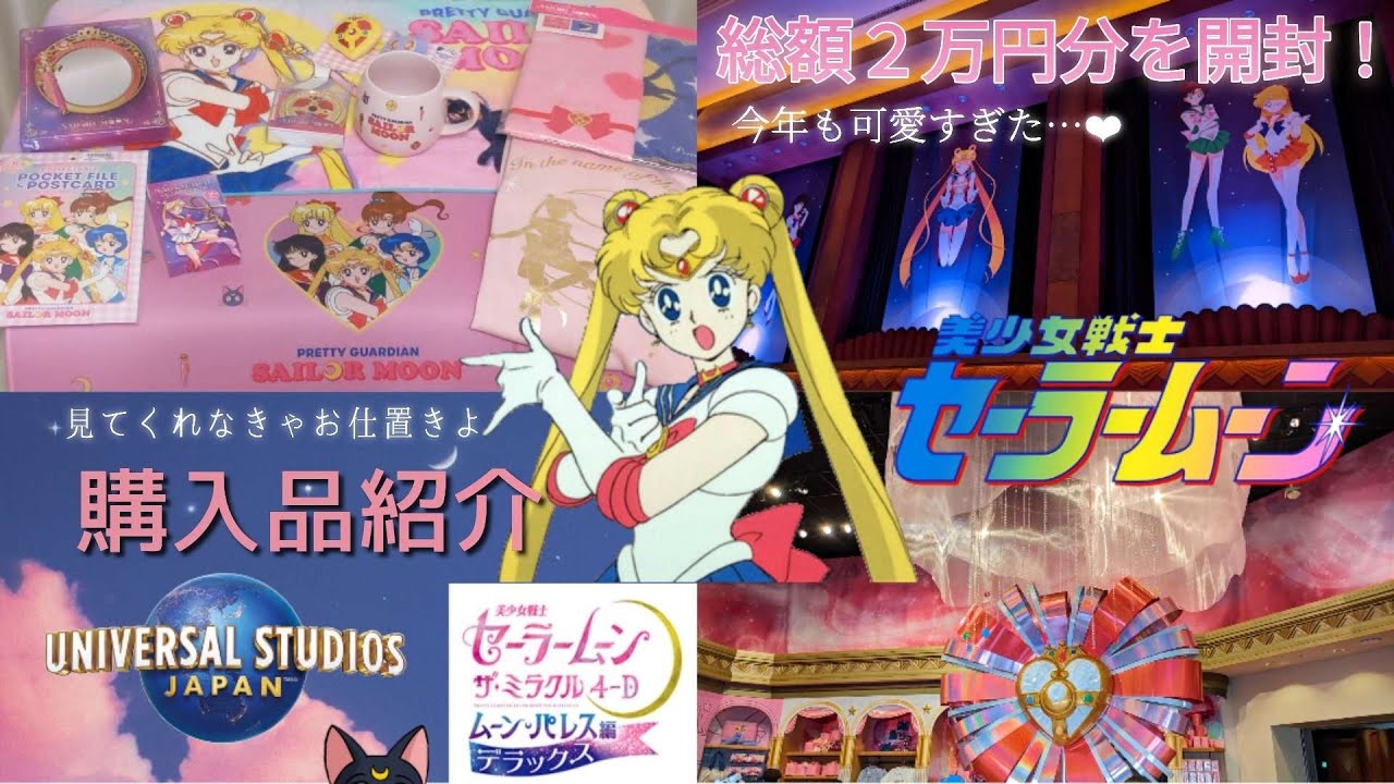 ユニバ購入品】美少女戦士セーラームーンザミラクル4Dのグッズ紹介