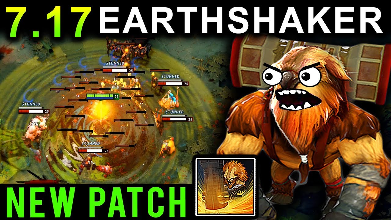 gaming logo NEW PATCH 7.17 EPIC EARTHSHAKER DOTA 2 NEW META GAMEPLAY #127