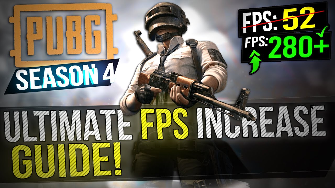 ðŸ”§ PUBG: SEASON 4 UPDATE! Dramatically increase FPS / Performance with any  setup! PUBG FPS 2019 - 