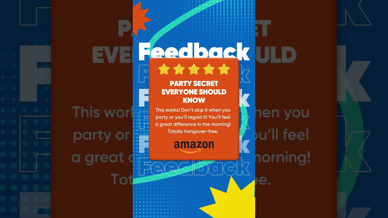 Hangovers? Overrated.🚫 PartySmart? Highly Rated. ✅⭐