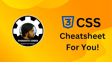 CSS Cheat Sheet For Beginners !@thoughtscoder210 #css  #cheatsheet #css3