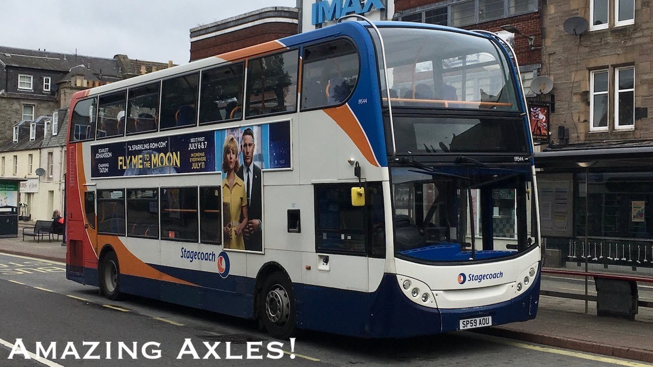 Loud Axles on an Alexander Dennis Enviro400 (SP59 AOU)