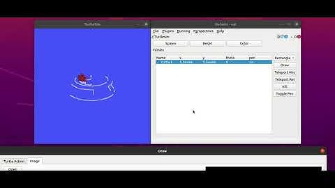 ROS rqt turtle #3 draw image