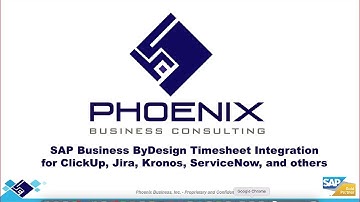 SAP Business ByDesign - Integration with an external Timesheet system