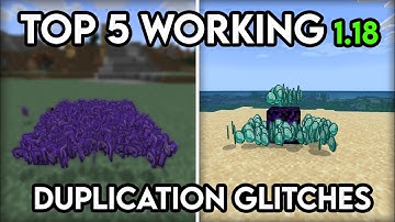Top 5 WORKING DUPLICATION GLITCHES in Minecraft Bedrock 1.18 (MCPE/Xbox/PS4/Switch/Windows10)