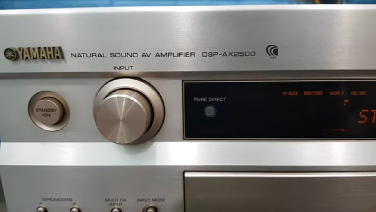 Đã bán/Amply đa kênh Yamaha DSP AX2500 - 400W giải mã DAC, có pre out ...