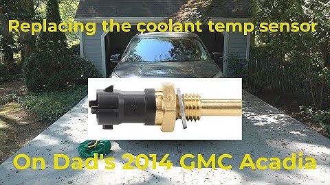 Replacing the Engine Coolant Sensor on my Dad