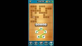 Word Cross Level 219 Walkthrough