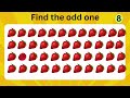 "Odd One Out: Test Your Observation Skills" #quiz #iqtest