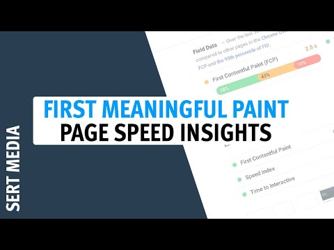 Page Speed Insights - What Is First Meaningful Paint