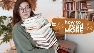 TWENTY tips on how to READ MORE BOOKS ✨ (how I read 200+ books a year)