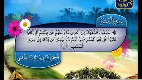 سورة البقرة 133 الى 150  مشارى