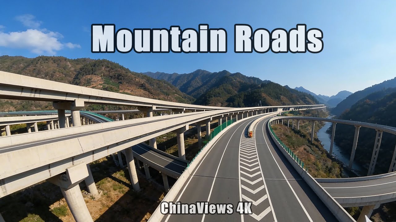 Anhui to Zhejiang Mountain Highway|Most Beautiful Villages&RiversTunnels&Bridges