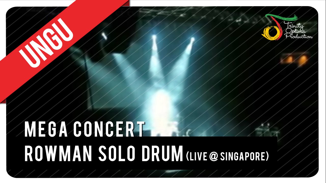 Ungu - Rowman SOLO DRUM (Live @ Singapore) | Mega Concert