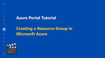 🎬 Azure Portal Tutorial - Creating a Resource Group in Microsoft Azure