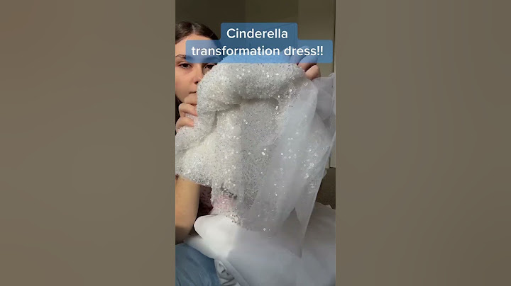 Making a Cinderella Transformation dress!! #shorts