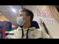 What it's like flying WIZZAIR to Dubai on a 5 hour flight?? | TRIP REPORT | BUD-DXB
