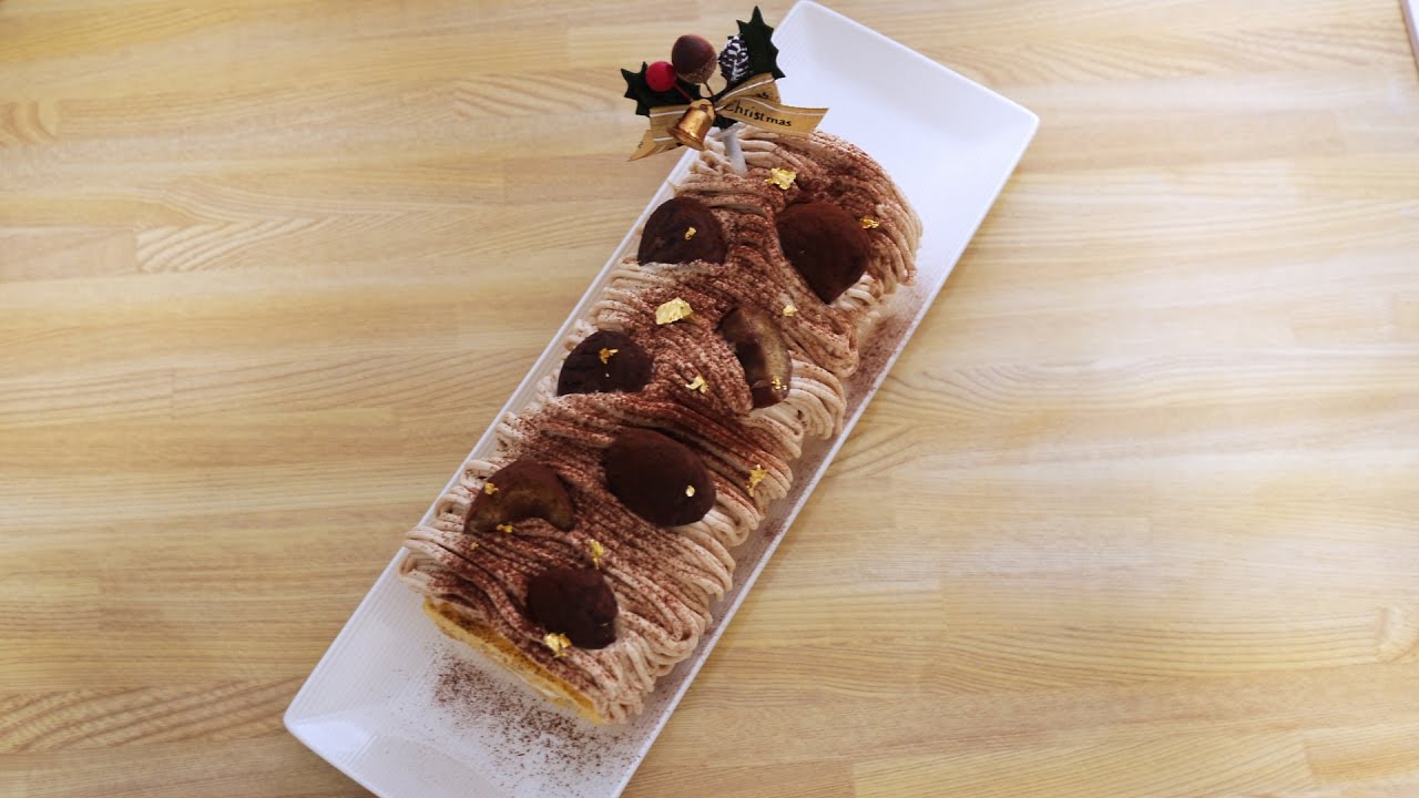 Mont Blanc Roll Cake 極上 モンブランロールケーキ レシピ Youtube