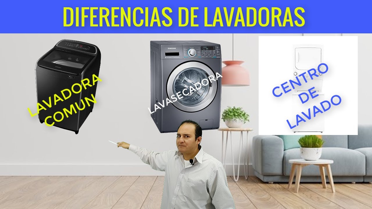 QUE es una lava secadora y que es un de lavado??? - YouTube