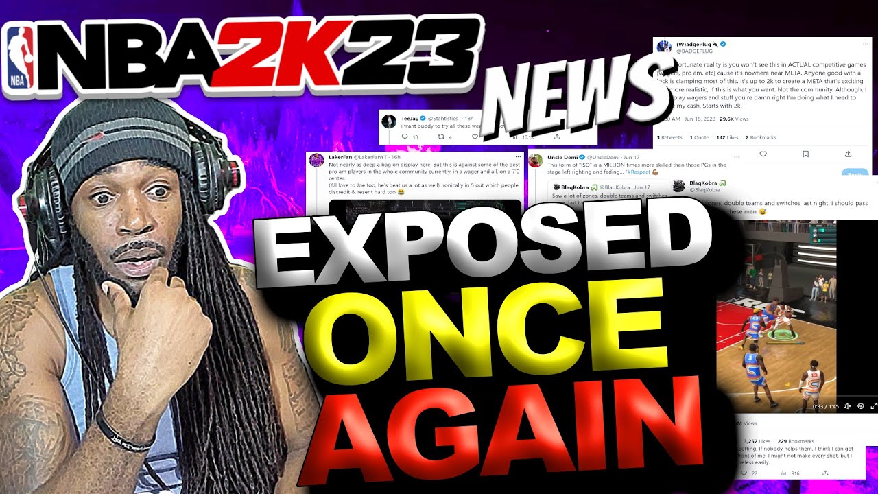 NBA 2K23 NEWS UPDATE  - THE NBA 2K COMMUNITY EXPOSED AGAIN WHEN THIS DIFFERENT PLAY-STYLE WENT VIRAL
