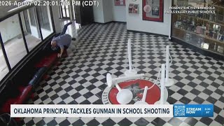 New video shows Oklahoma principal tackling gunman to stop school shooting