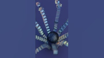 Падение Шара #wow#nice #hard #wtf #primitive #blender #blender3d #blenderart #animation