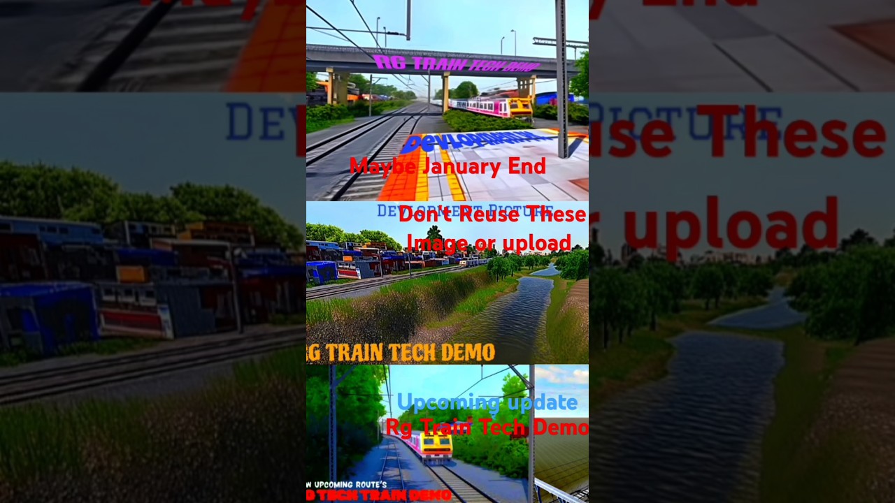 Rg Train Tech Demo New Update || Release Date | New Station & Platform|