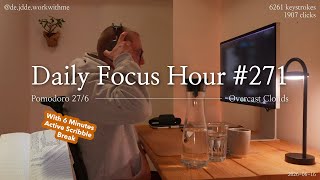 Distracted? Join daily Focus Hour | Ep 271 | 2026-06-16