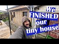 Amazing achievement tiny house project is now complete
