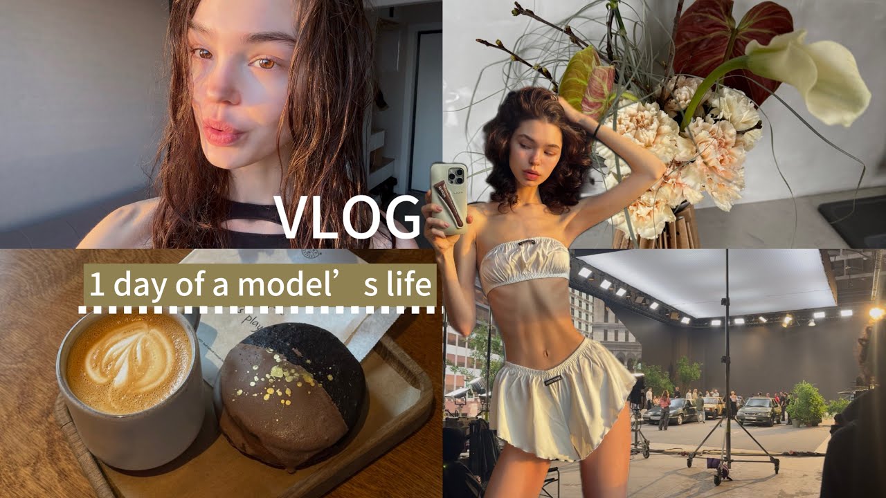 VLOG of a model // first time shooting for a MUSIC VIDEO! - YouTube