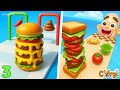 Burger Master 🆚 Sandwich Runner - All Level Satisfying Gameplay iOS, Android | PART 3