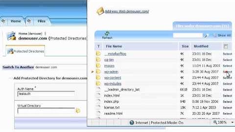 How to password protect a directory in LxAdmin/Kloxo (Flipper Host)