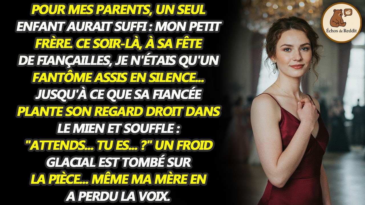 À la fête de fiançailles de mon frère, mon père s'est levé devant 180 invités et a dit qu'il avait toujours voulu un fils pour perpétuer le nom. Il a qualifié Ethan de sa fierté, de son héritage....