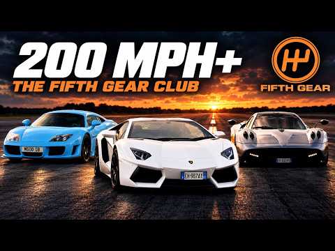 Noble M600, Lamborghini Aventador & Pagani Huayra Hit 200mph | Fifth Gear