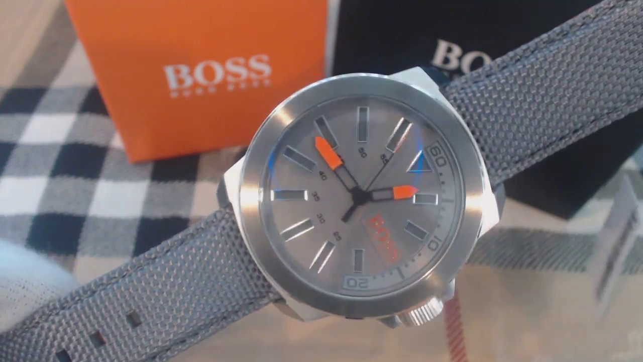 boss orange new york men's watch
