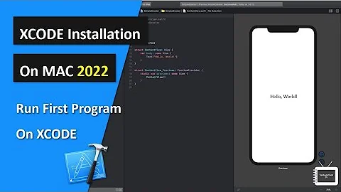 How to install Xcode on Mac | 2022 | First Program on Xcode | Xcode Installation | TechnonTechTV