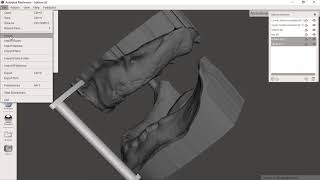 Creating articulation pins for 3d printing dental models