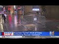 President Trump's Star On Hollywood Walk Of Fame Covered Up, Blocked Off