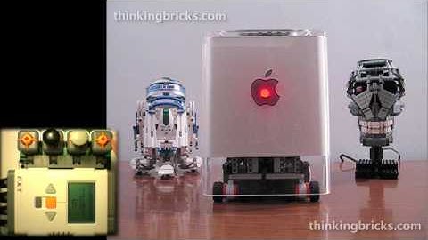 #2 Transforming LEGO Apple Power Mac G4 Cube - video #2, BlueTooth Remote control video #1