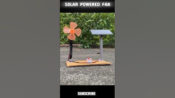 Amazing Solar Fan making || school science project #shorts #solar #diy #fan