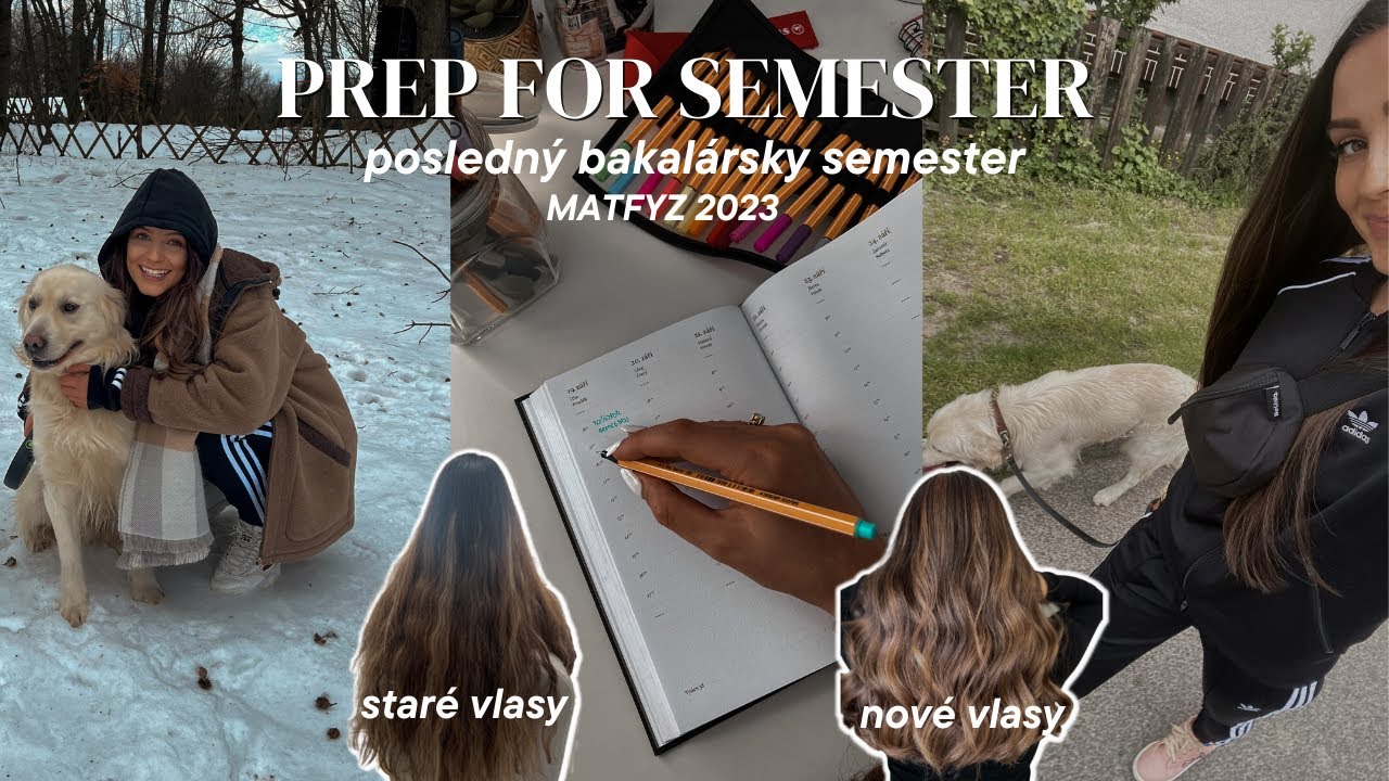 príprava na semester | nové vlasy, fitko, haul, plánovanie | DAILY VLOG