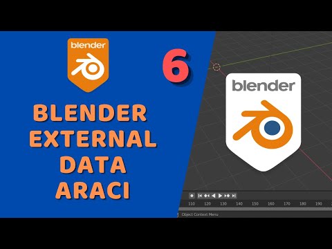 Blender - Dosya (File) Menüsü ► External Data